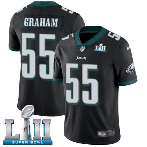 Men Philadelphia Eagles #55 Graham Black Limited 2018 Super Bowl NFL Jerseys->philadelphia eagles->NFL Jersey